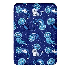 Cat Astronaut Space Suit Pattern Rectangular Glass Fridge Magnet (4 Pack) by Cemarart