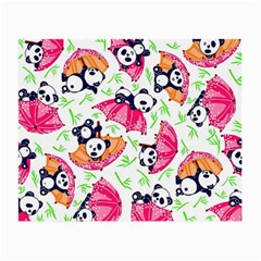 Panda Umbrella Pattern Small Glasses Cloth