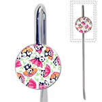 Panda Umbrella Pattern Book Mark Front