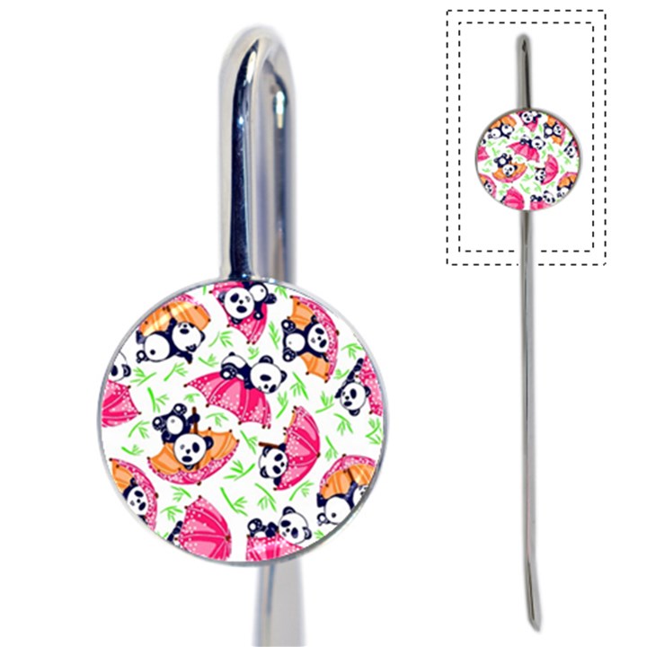 Panda Umbrella Pattern Book Mark