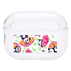 Panda Umbrella Pattern Hard Pc Airpods Pro Case