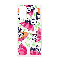 Panda Umbrella Pattern Samsung Galaxy Note 20 Tpu Uv Case by Cemarart