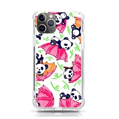 Panda Umbrella Pattern Iphone 11 Pro 5 8 Inch Tpu Uv Print Case by Cemarart