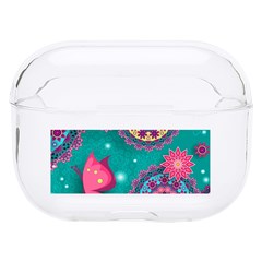 Floral Pattern Abstract Colorful Flow Oriental Spring Summer Hard Pc Airpods Pro Case by Cemarart