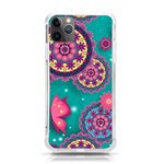 Floral Pattern Abstract Colorful Flow Oriental Spring Summer iPhone 11 Pro Max 6.5 Inch TPU UV Print Case Front