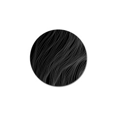 Abstract Art Black White Drawing Lines Unique Golf Ball Marker by Cemarart