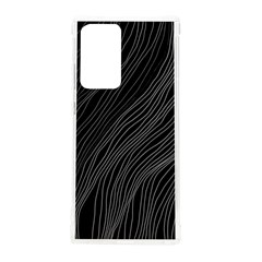 Abstract Art Black White Drawing Lines Unique Samsung Galaxy Note 20 Ultra Tpu Uv Case by Cemarart