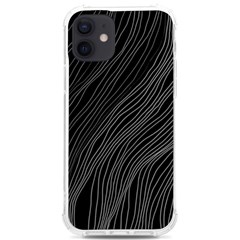 Abstract Art Black White Drawing Lines Unique Iphone 12/12 Pro Tpu Uv Print Case by Cemarart