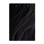 Abstract Art Black White Drawing Lines Unique A5 Acrylic Clipboard Back