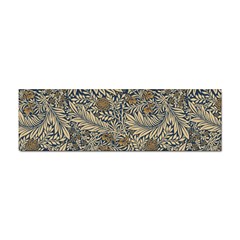 Brown Vintage Floral Pattern Damask Floral Vintage Retro Sticker Bumper (10 Pack) by Cemarart