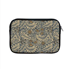 Brown Vintage Floral Pattern Damask Floral Vintage Retro Apple Macbook Pro 15  Zipper Case by Cemarart