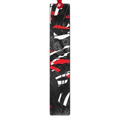 Shape Line Red Black Abstraction Large Book Marks by Cemarart