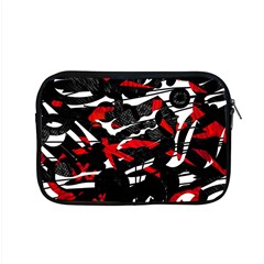 Shape Line Red Black Abstraction Apple Macbook Pro 15  Zipper Case by Cemarart