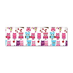 Owl Pattern Sticker Bumper (10 Pack) by Cemarart