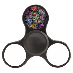 Floral Fractal 3d Art Pattern Finger Spinner by Cemarart