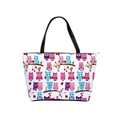 Owl Pattern Classic Shoulder Handbag