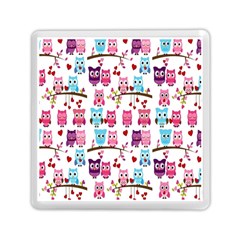 Owl Pattern Memory Card Reader (square)