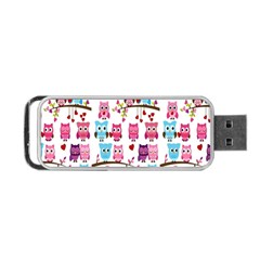 Owl Pattern Portable Usb Flash (two Sides)