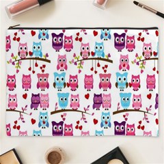 Owl Pattern Cosmetic Bag (xxxl)