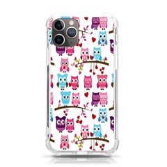 Owl Pattern Iphone 11 Pro 5 8 Inch Tpu Uv Print Case by Cemarart