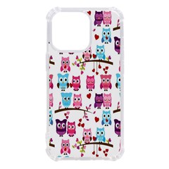 Owl Pattern Iphone 13 Pro Tpu Uv Print Case by Cemarart