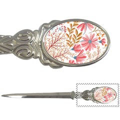 Red Flower Seamless Floral Flora Letter Opener by Cemarart