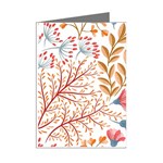 Red Flower Seamless Floral Flora Mini Greeting Cards (Pkg of 8) Right