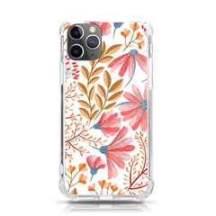 Red Flower Seamless Floral Flora Iphone 11 Pro 5 8 Inch Tpu Uv Print Case by Cemarart