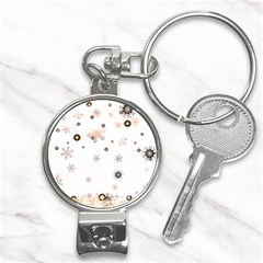 Golden-snowflake Nail Clippers Key Chain by saad11