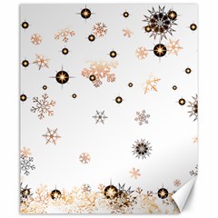 Golden-snowflake Canvas 20  X 24  by saad11