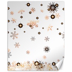 Golden-snowflake Canvas 11  X 14  by saad11