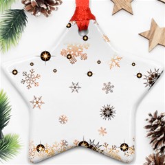 Golden-snowflake Ornament (star)