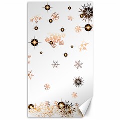 Golden-snowflake Canvas 40  X 72  by saad11