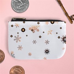 Golden-snowflake Mini Coin Purse by saad11