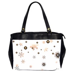 Golden-snowflake Oversize Office Handbag (2 Sides) by saad11