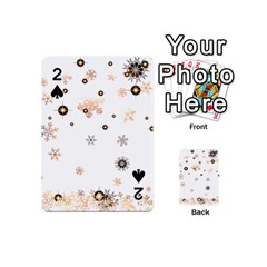 Golden-snowflake Playing Cards 54 Designs (mini)