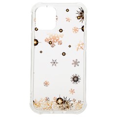 Golden-snowflake Iphone 12 Mini Tpu Uv Print Case	 by saad11