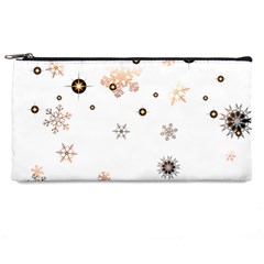 Golden-snowflake Pencil Case by saad11