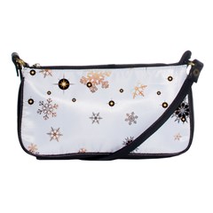 Golden-snowflake Shoulder Clutch Bag by saad11