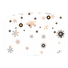 Golden-snowflake Mini Square Pill Box by saad11