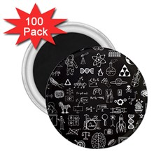 Doodle Art Chemistry Art 2 25  Magnets (100 Pack) 