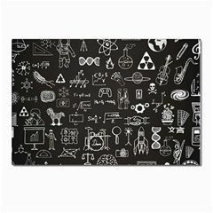 Doodle Art Chemistry Art Postcards 5  X 7  (pkg Of 10)