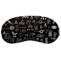 Doodle Art Chemistry Art Sleep Mask by Cemarart