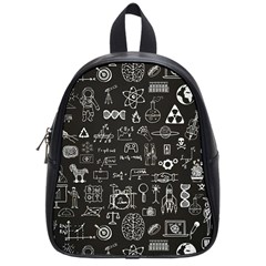 Doodle Art Chemistry Art School Bag (small) by Cemarart