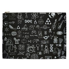 Doodle Art Chemistry Art Cosmetic Bag (xxl) by Cemarart