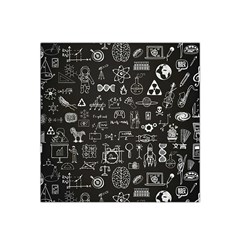 Doodle Art Chemistry Art Satin Bandana Scarf 22  X 22 