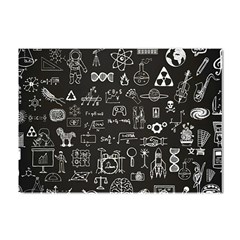 Doodle Art Chemistry Art Crystal Sticker (a4) by Cemarart