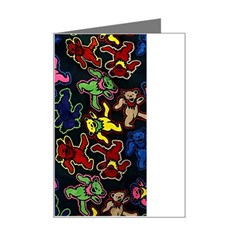 Dead Head Deadhead Grateful Dead Mini Greeting Card by Cemarart