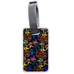 Dead Head Deadhead Grateful Dead Luggage Tag (one Side) by Cemarart