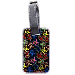 Dead Head Deadhead Grateful Dead Luggage Tag (two Sides) by Cemarart